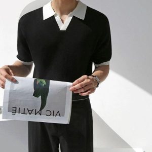 OH Contrast Edge Knit Polo