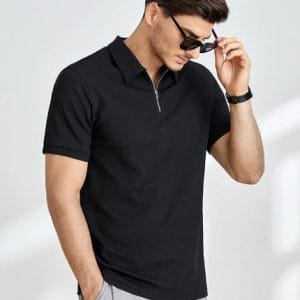 Premium Quality Zipper Polo Shirt